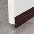 thumbnail image 2 of DefiDgd Under Door Draft Stopper Roll,Self-Adhesive Flexible Rubber Door Sweep,Weather Stripping Gap Filler for Air Blocking Bedroom Home Door Bottom Indoor Decor(Brown), 2 of 6