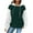 Olive Green, variant on WREESH Women's Color Block Waffle Hoodie Casual Long Sleeve Drawstring Sweatshirt Top Green