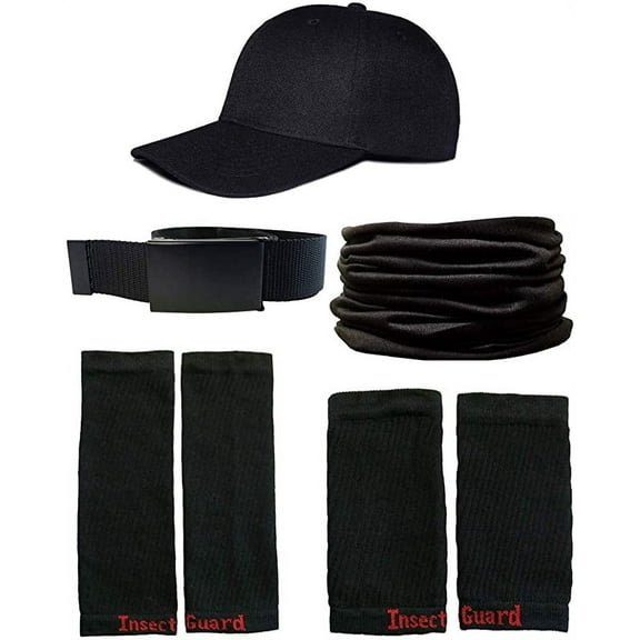 InsectGuard Permethrin Treated Tick & Mosquitoes Insect Repellent Complete Package 1 (Black/Black XW) EXTRA WIDE Fits Adult Large to Adult 2XL