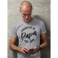 thumbnail image 2 of Promoted To Papa Est.1999 Men T-Shirt, Male Small, 2 of 4