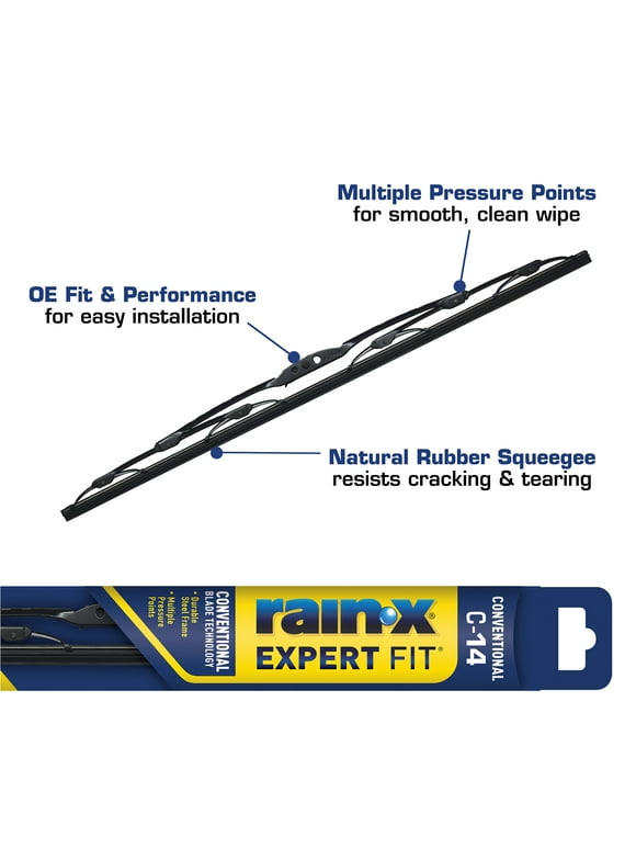 RainX Expert Fit Conventional Wiper Blades in RainX Wiper Blades