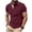 Manches Courtes, variante sur YFNNUP T-Shirt Homme Grande Taille Décontracté à Manches Courtes Chemise Mode à Blocs de Couleur Hauts Affaires Golf T-Shirts Vin TTTTG