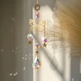 thumbnail image 4 of Dserhfy Faux Crystal Sun Catcher Decoration Butterfly Mushroom Moon Star Sun Hanging Ornament Indoor Outdoor Home Office Garden Window Hanging Pendant, 4 of 8