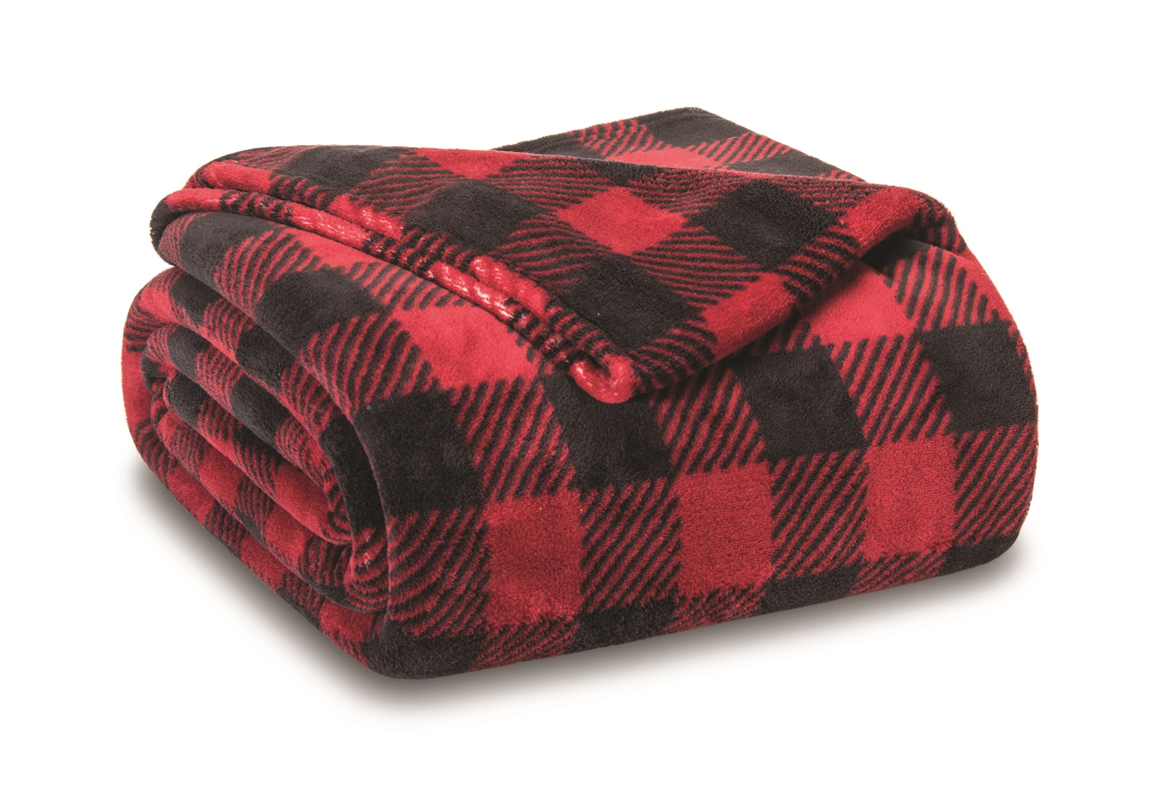 Winter Nights Buffalo Check Plush Blankets
