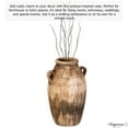 thumbnail image 2 of 23-Inch Brown Antique-Inspired Fiberglass Tall Floor Vase - Farmhouse Boho Decor for Living Rooms, Entryway Tables, and Wedding Tables - The Perfect Table Centerpiece for Parties, and Special Events, 2 of 8