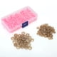 thumbnail image 4 of 100 piezas de nariz de muñeca DIY con forma de frijol negro, tornillo hecho a mano, artesanía, juguete educativo, accesorios de artesanía (rosa), 4 of 10