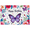 1A, variant on Floral Butterfly Themed Happy Birthday Banner Background Party Decorations Photography Props Backdrop for Birthday Party Celebration Photo Booth Decors