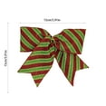 thumbnail image 3 of Needhep Christmas Sequined Bow Glitter Bow Wreath Bow Christmas Tree Bow, Red Green Xmas Tree Bows, Bow Ornaments For Home Party, for Xmas Home Front Door Decor (A), 3 of 6