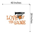 thumbnail image 4 of Boys Love of the Game Motivational Sports Wall Decal Decoration Basketball Slam Dunk Sports Vinyl Mural Decal Lasts Years and Easily Removable - Size: 40 In(W) x 28 In(H), 4 of 5