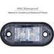 thumbnail image 4 of Paquete de 4 luces LED de posición laterales, delanteras y traseras, universales de 12 V y 24 V, para coche, camión, remolque, color blanco., 4 of 5
