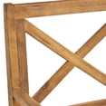 thumbnail image 4 of Christopher Knight Home 7-Piece Outdoor Acacia Wood Dining Set with Cushions for Garden, Teak+Blue, 4 of 16