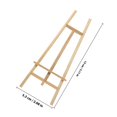 thumbnail image 2 of KONTONTY Durable Miniature Easel Ornament for Decor Safe Wood Model Beige Perfect for Kids Mini Houses 2.5 x 3.5 Inches, 2 of 8