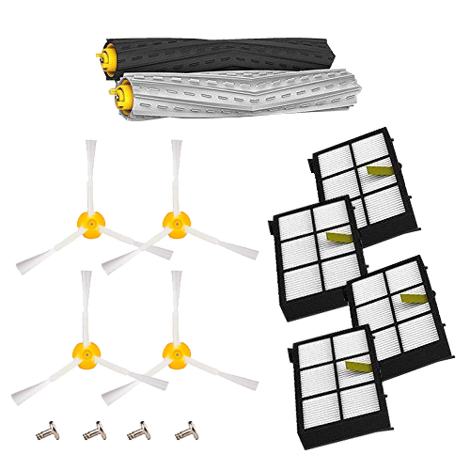 New Replacement Accessories for iRobot Roomba 800 870 880 900 980 Brushes Kit 