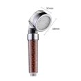 thumbnail image 2 of Cabezal de ducha circular con 4 LED, cambio automático de colores, empaque neutro en caja de colores. Experiencia de baño única con iluminación espectacular., 2 of 6