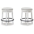 thumbnail image 4 of Signature Design by Ashley Casual Valebeck Counter Height Stool, White/Black, 4 of 6