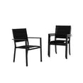 thumbnail image 2 of Luku Aluminum Stackable Patio Dining Chairs, Set of 4 Outdoor All-Weather Chairs with Textilene Fabric（Only 4 Chairs), 2 of 5