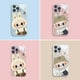 thumbnail image 2 of Bonita funda de teléfono de color metálico con dibujos animados de Labubu para iPhone X XR XS 16 15 14 13 12 Mini 11 Pro Max 7 8 SE 20 Plus, carcasa rígida de vidrio, 2 of 5