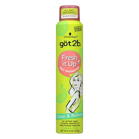 Schwarzkopf Got2b Fresh It Up Dry Shampoo Clean And Refresh, 4.3 Oz