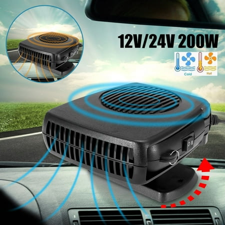 Portable Car Vehicle Heater 12v 24v 150 200w Heating Cooling Fan