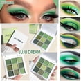 thumbnail image 3 of 9 Colors Green Eyeshadow Matte Mint Milk Brightening Eyeshadow Palette Makeup Avocado Dramatic, 3 of 8