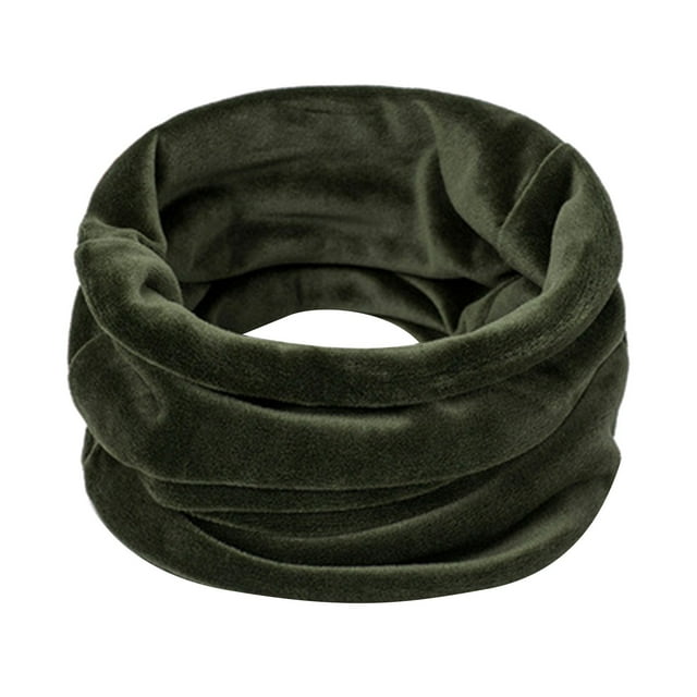 PEIXUN Winter Ski Neck Protector Female Autumn and Winter Gold Velvet Windproof Neck Protector Neck Scarf Thickened Windproof Collar Scarf