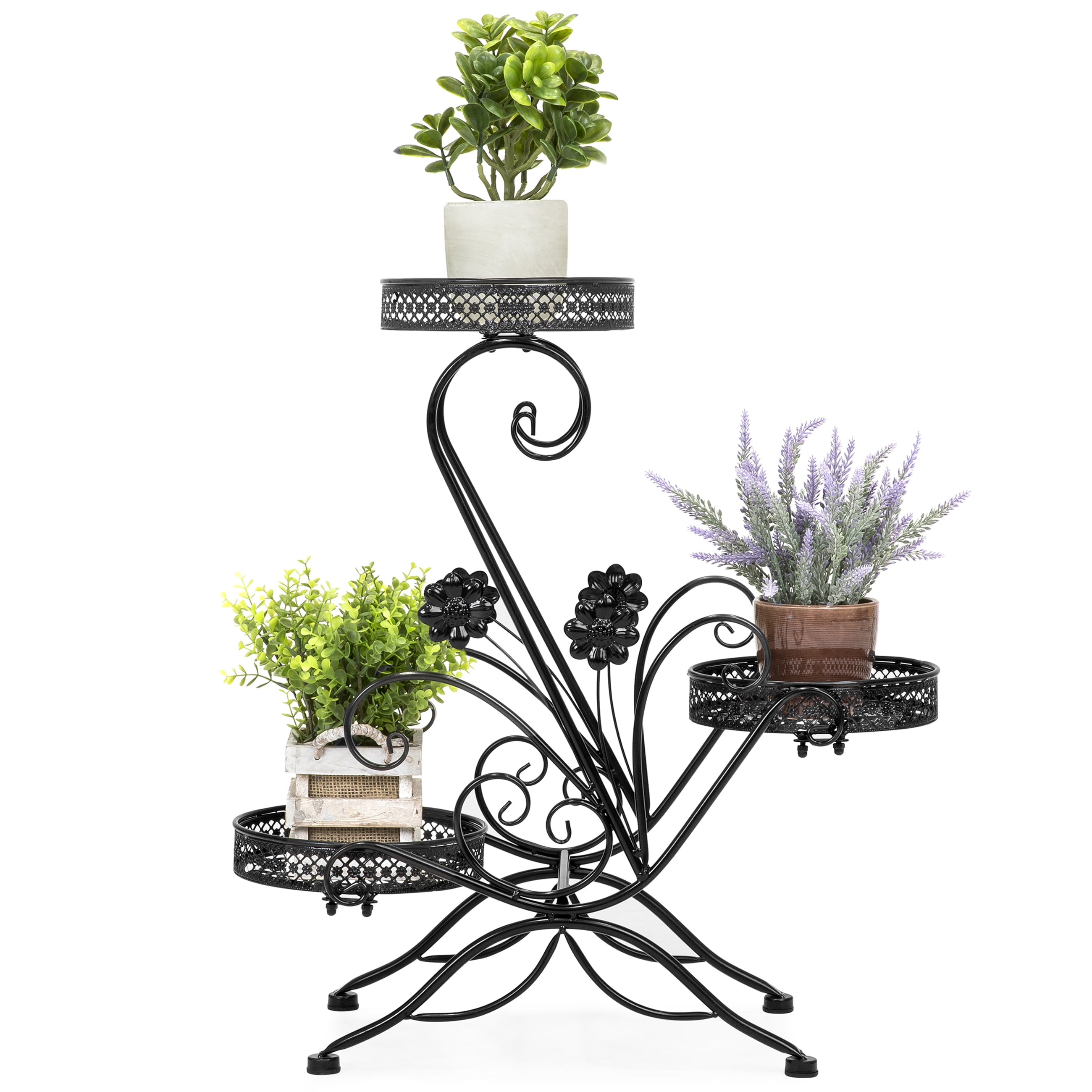 Best Choice Products 3Tier Decorative Metal Plant and