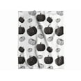 thumbnail image 3 of Classy Halloween Pumpkin Blanket for Fall Decor, Black and Gray Pumpkins Throw Blanket, Fall Vibes, Girly Halloween, Cozy Fall Bedding, Dorm Room Decor, Gift for Her, 3 of 4
