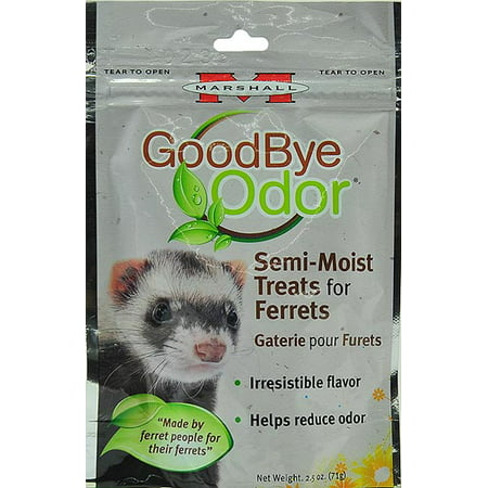 Marshall GoodBye Odor Semi-Moist Ferret Treats, 2.5 Oz.