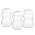 thumbnail image 1 of 3 botellas de leche materna con tapa a prueba de fugas, cuello ancho, sin BPA, 180 ml/6,1 oz, botella de almacenamiento para recolección de leche materna para el hogar, el trabajo y los viajes, 1 of 10