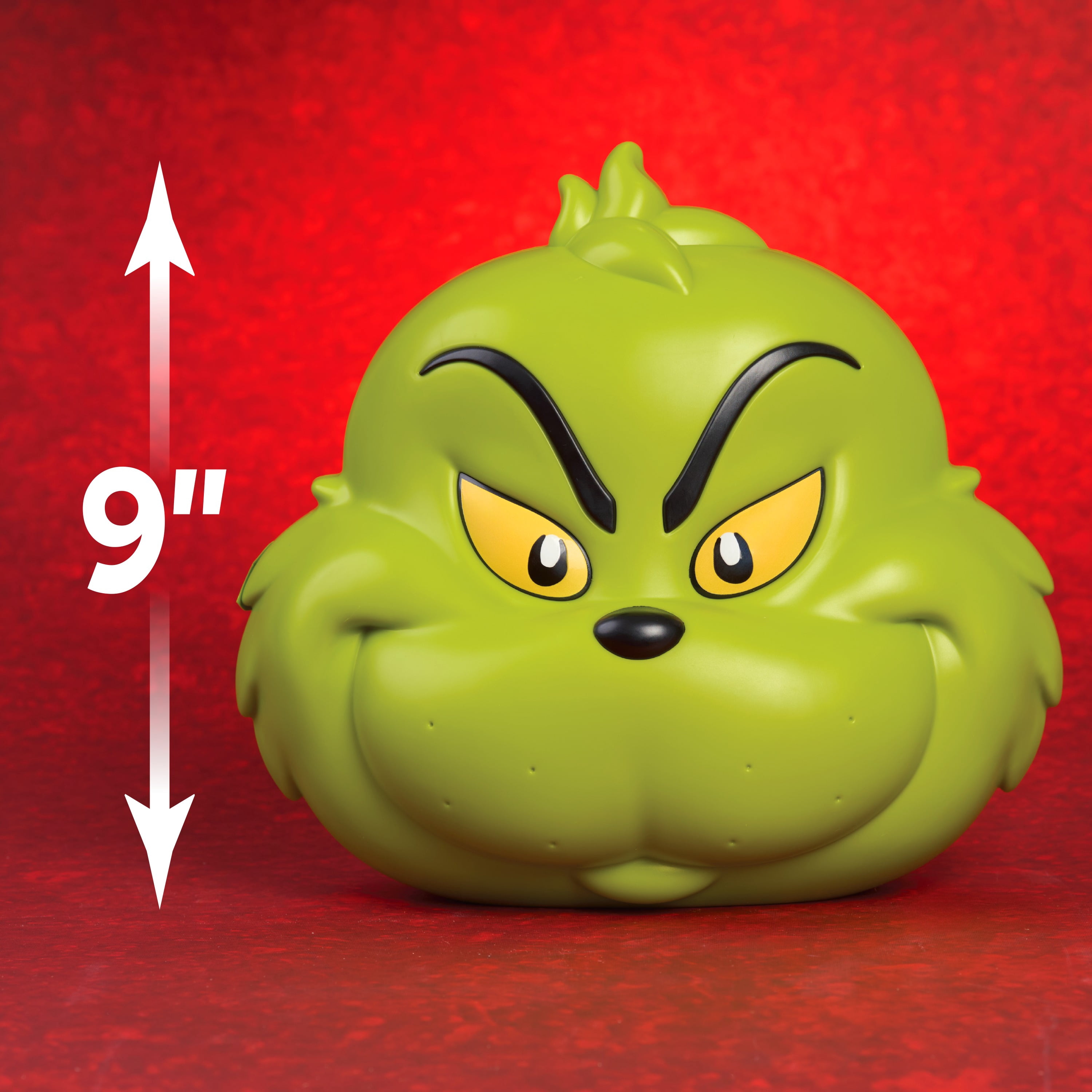 Dr. Seuss The Grinch Jumbo Mystery Capsule, 9-Inch Collectible Capsule by Just Play, 8 Surprises Inside, Boys and Girls Ages 3 and Up