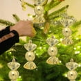 thumbnail image 6 of Electroplated Shiny Christmas Candy Ornaments with Colorful Designs, 11cm Circular Christmas Tree Decorations, Perfect for Festive Season Decoration and Holiday Atmosphere Enhancement, 6 of 6