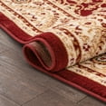 thumbnail image 6 of Delos Red Traditional Oriental Medallion Floral Area Rug 9x13 (9'3" x 12'6"), 6 of 8