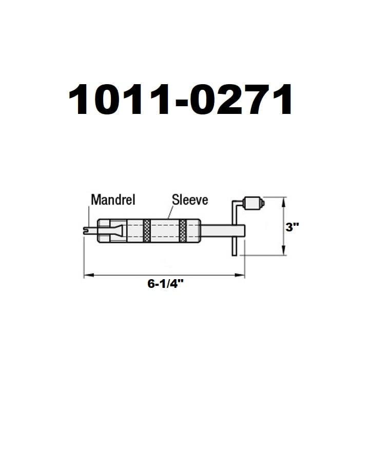 M8 X 1.25 WIRE THREADING INSERT INSTALLATION TOOL (1011-0271)