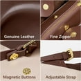 thumbnail image 3 of LHSHID Mini Leather Backpack for Women, Ladies Small Backpack Purse, Sleek Handbag Travel Daypack, Beige, 3 of 8