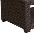 thumbnail image 6 of Flash Furniture Chocolate Brown Faux Rattan Coffee Table, 6 of 8