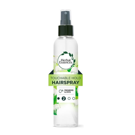 Herbal Essences Touchable Hold Hairspray, Non-Aerosol Hair Spray, 24-Hour Hold, 8 fl oz