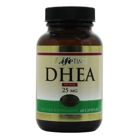 LifeTime Vitamins - DHEA 25 mg. - 60 Capsules DÉGAGEMENT PRICED