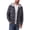 BLL, variant on Men Casual Button Down Flannel Hoodies, Light Men's & Big Men's Hooded Flannel Shirt with Long Sleeves for Spring and Autumn, Single-layer without fleece, Sizes M-3XL