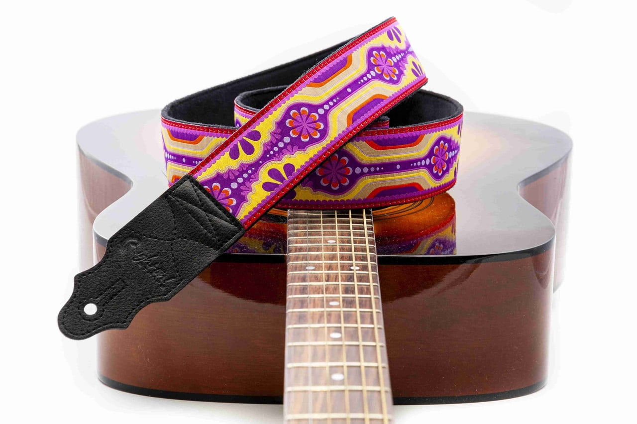RightOn! Straps Standard Plus Laurel Guitar Strap Purple