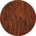 thumbnail image 1 of Ahgly Company Indoor Round Abstract Orange Modern Area Rugs, 8' Round, 1 of 4