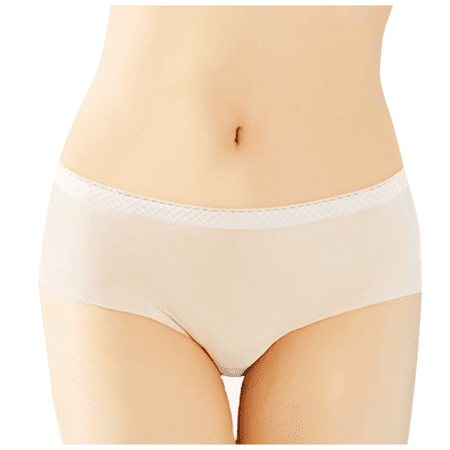 Fulorrnie Underwear for Women Seamless Breathable High Waisted Comfort Panty Cute Elastic Waist Antimicrobial Protection Stretchable Panties Beige XL