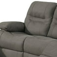 thumbnail image 4 of 41 Inch leatherette Reclining Sofa with USB Port Gray, 4 of 4