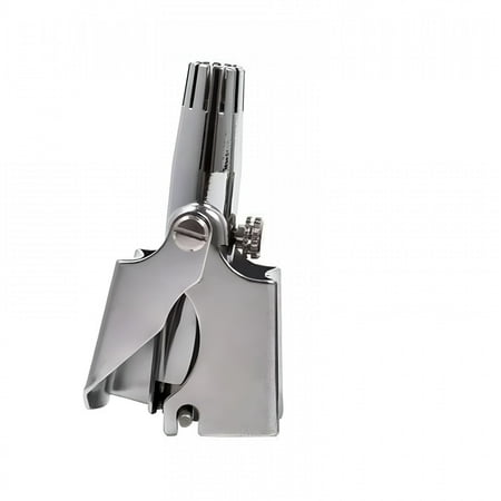 EXLEAF 2026 New Stainless Steel Manual Nose and Ear Hair Trimmers No Batteries Needed Perfect for Men and Women S Nose Hair Removal for Grooming Travel Personal Care Daily Use