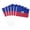 6pcs, variant on Haitian Handheld Flag 5.5x8.2 Inch - 6 Pack, Mini Haiti Stick Flags for Parades, Sports Events, and Decorations