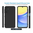 thumbnail image 3 of Tekcoo Samsung Galaxy A15 5G Case Silicone Camera Protection Ultra Slim A15 5G Case, Soft Gel Cover Rubber Anti-Scratch Phone Case Compatible for Samsung Galaxy A15 5G 6.5 inch -Black, 3 of 9