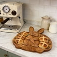 thumbnail image 2 of Dvkptbk Easter Bunny Wooden Cooked Food Tray easter decorations, 2 of 5