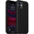 thumbnail image 1 of Entronix Funda de Silicona para iPhone 11, Suave Al Tacto, Antiarañazos y Antigolpes, Color Negro, 1 of 7