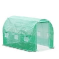 thumbnail image 6 of Aoodor Walk-in Tunnel Greenhouse Replacement Cover 10'X7'X7' Large Outdoor Plant Gardening Greenhouse Spare Parts Cover (Frame NOT Included), 6 of 9