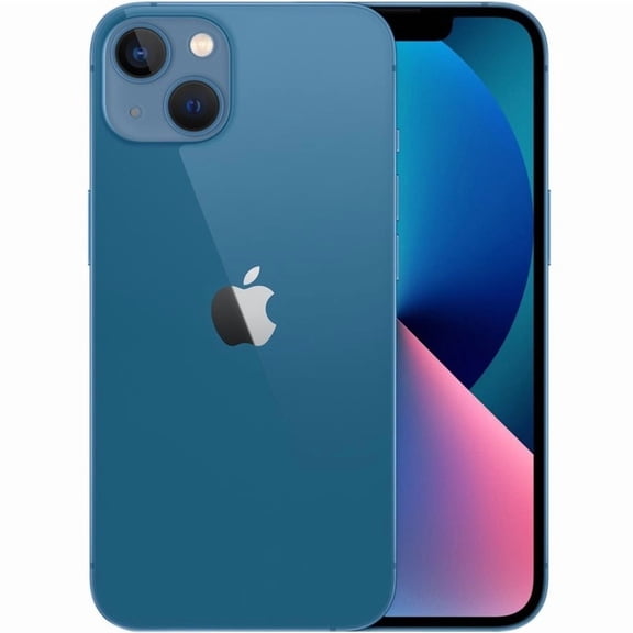 Pre-Owned Unlocked Apple iPhone 13 A2482 Smartphone 512 GB, 6.1" OLED 2532 x 1170, Hexa-core A15 Bionic, 6 GB RAM, iOS 15, 5G, Blue