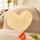 thumbnail image 5 of Cojín con forma de corazón | Cojín decorativo | Cojín de piel sintética para sofá, cama, sala de estar, oficina | Decoración suave y afelpada para el hogar | Regalo para ella, mujeres, niñas, 5 of 6